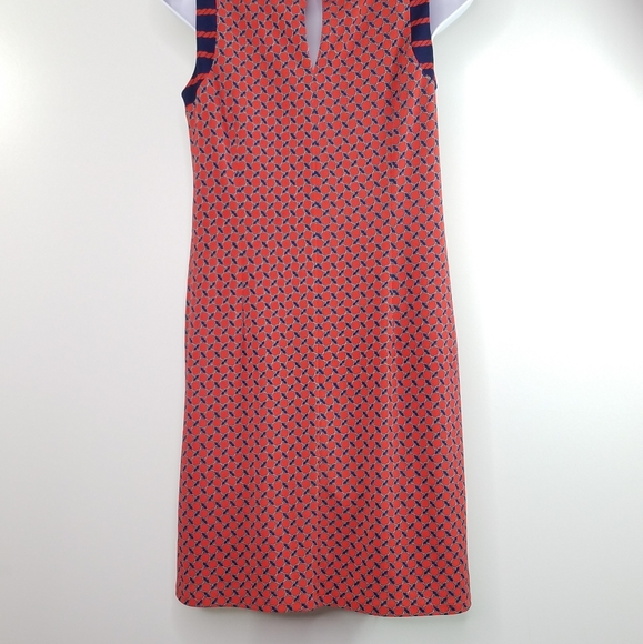 Ann Taylor nautical red and navy sleeveless dress - Picture 10 of 15